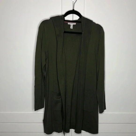 Isaac Mizrahi Sweaters - ISAAC MIZRAHI Hooded Cardigan